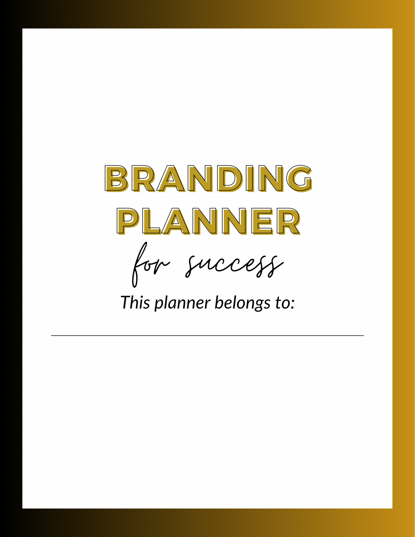 Step by Step Business Planner & 80 Page Workbook